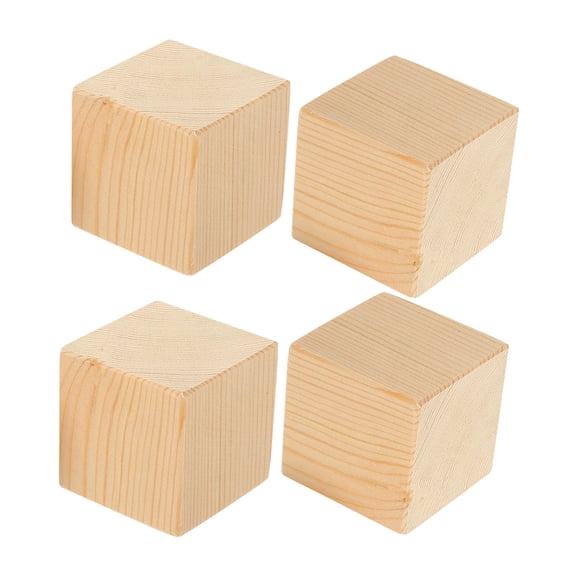 RENACLIPY 4-Pack Heavy Duty Wood Chair and Bed Risers, Stable Furniture Lifts in Assorted Colors for Home and Office