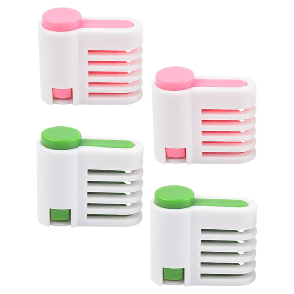 RENACLIPY 4Pcs DIY Cake Slicer Guide for Uniform Bread Cutting and Multi Layer Cake Slicing