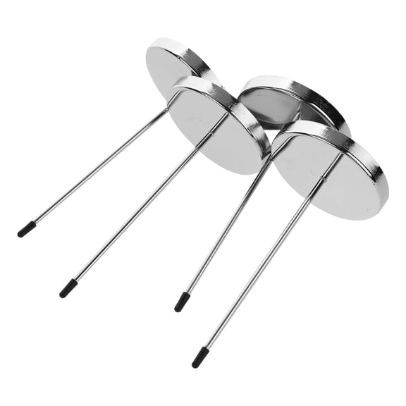 RENACLIPY 4-Pack Metal Receipt Spike Holder Organizer for Office Bills and Documents