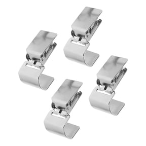 RENACLIPY 4-Pack Heavy Duty Metal Clips for Curtains, Rugs, and Home Organization with Strong Grip for Secure Display