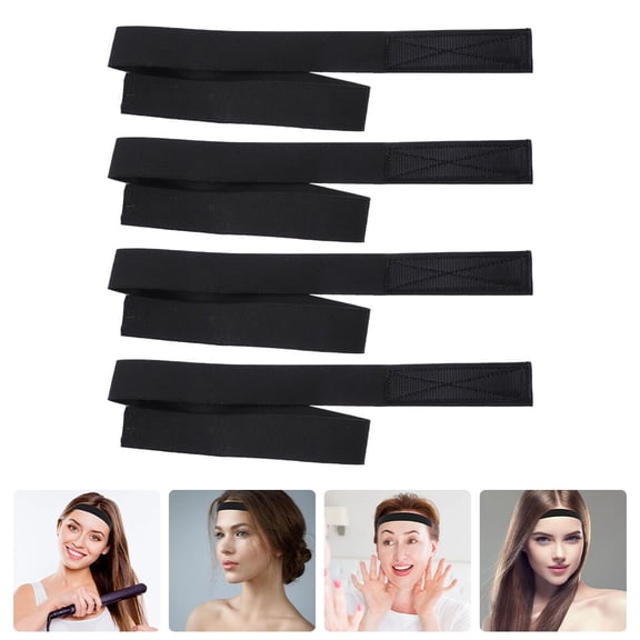 RENACLIPY 4-Pack Adjustable Ponytail Hair Cuffs and Hair Bands for Women, Perfect for Daily Wear and Stylish Dressing Up