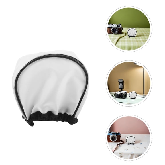 RENACLIPY 4-Pack White Camera Flash Diffuser Softbox Set, Portable Light Diffuser for Professional Photography Lighting
