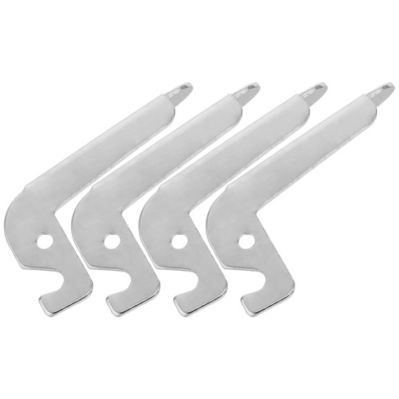 RENACLIPY 4Pcs Stainless Steel Boiler Door Handle Replacement Parts for Home Heating System Easy Install