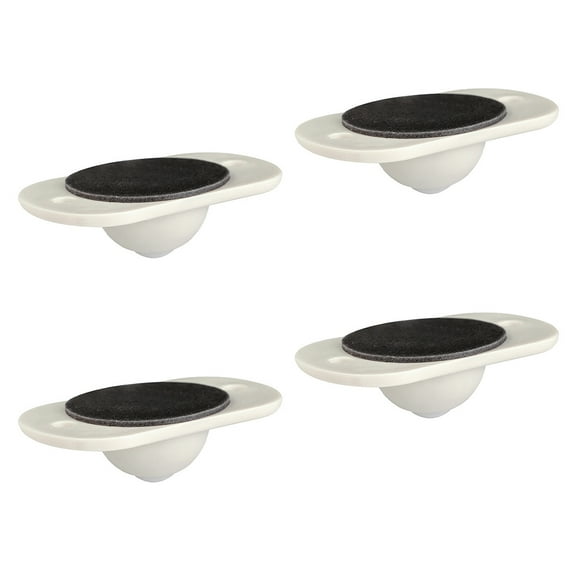 RENACLIPY 4Pcs Storage Box Wheel White Self Adhesive Caster Easy Install Home Moving Accessory