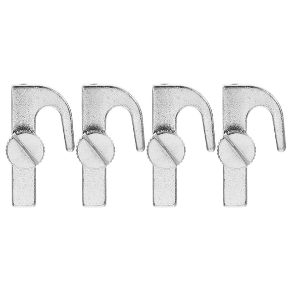 RENACLIPY 4-Pack Wire Hooks for Hanging Picture Frames, Wall Decor, and Home Organization