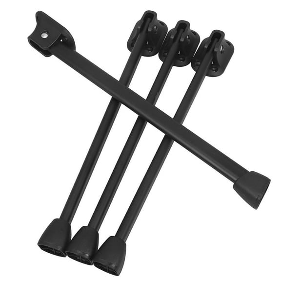 RENACLIPY 4-Pack Heavy Duty Black Metal Folding Table Leg Brackets for Home, Office, and Table Support