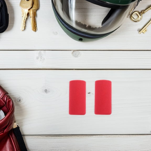 RENACLIPY Bike Tire Pump Sleeve Red Sponge Material 4Pcs Protective Cover for Pump Damage Prevention