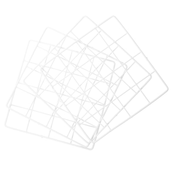 RENACLIPY Wire Wall Grid Picture Frame Set 4Pcs Iron Decorative Organizer for Teenagers Study Room