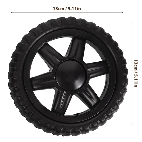 RENACLIPY 4pcs Replacement Walker Wheels Stable Performance For Shopping Cart