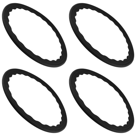 RENACLIPY 4pcs Silicone Bar Stool Leg Protectors Caps for Chair Legs Black
