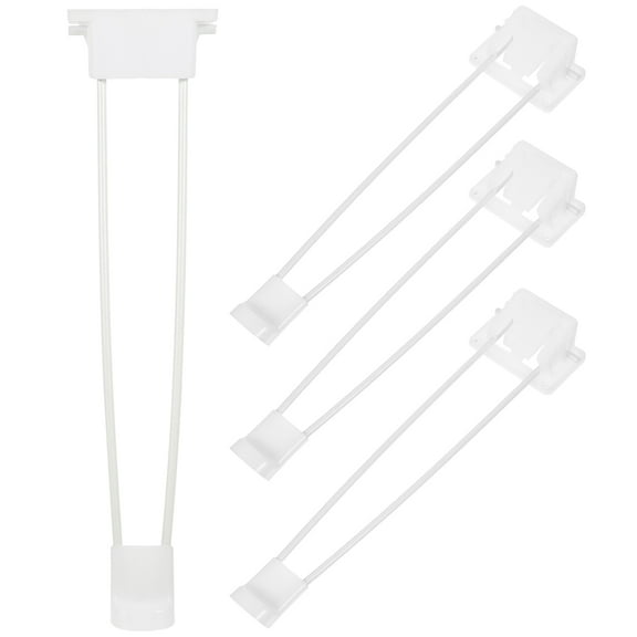 RENACLIPY White Iron Hairpin Table Legs for Coffee Tables, Benches, and Furniture Replacement Parts