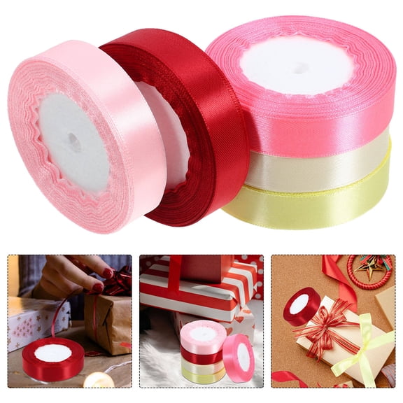 RENACLIPY Assorted Color Bowknot Ribbon for Wrapping, Decorative Packaging, Craft Projects, and Present Decorations