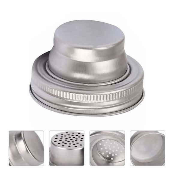 RENACLIPY 50 Set Spice Shaker with Lid 7 4X4 3In for Backyard BBQ Sturdy Construction Powder Shaker