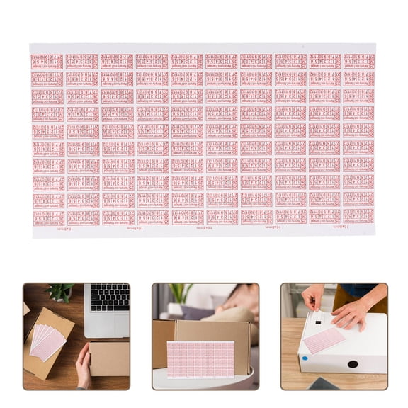 RENACLIPY 500-Pack Fragile Warning Stickers, Multi-Purpose Adhesive Labels for Secure Shipping, Handling, and Packaging Needs