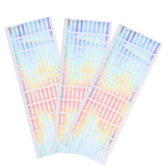 RENACLIPY 500Pcs Adhesive Seal Stickers Tamper Evident Labels for Bag and Box Sealing in Assorted Colors
