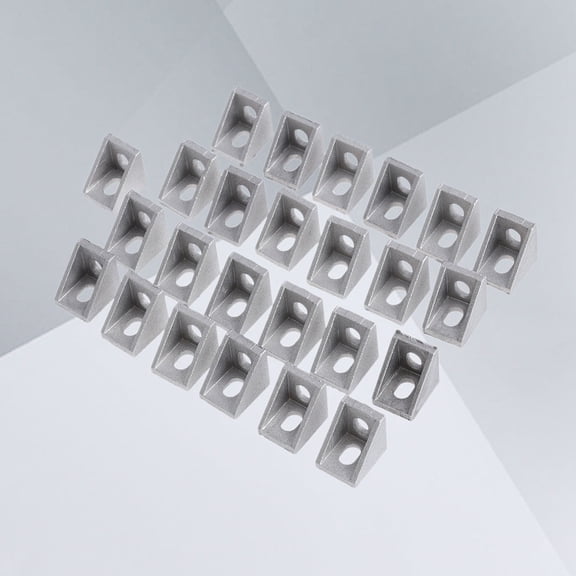 RENACLIPY 50Pcs Rigid Aluminum Alloy Corner Bracket for Robotics and Cnc Router Frames