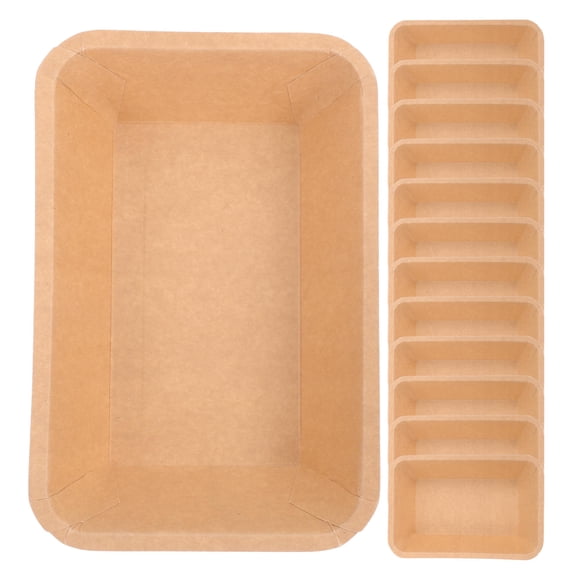 RENACLIPY 50Pcs Paper Disposable Platters for Crawfish Crab and Seafood Serving