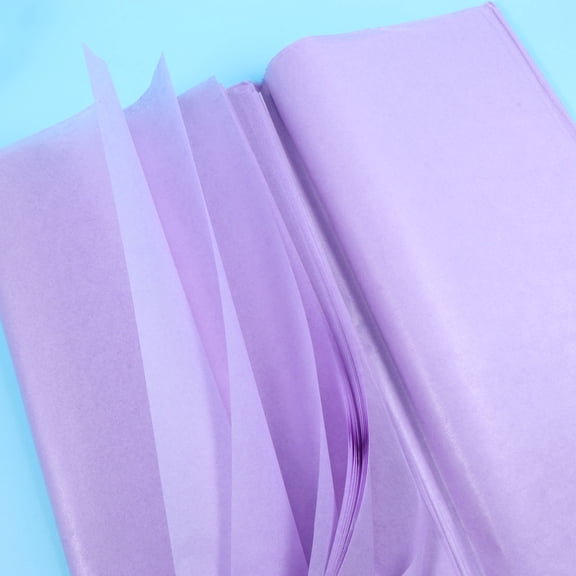 RENACLIPY 5Packs Durable Eco Friendly Purple Tissue Paper for Wrapping and Craft Use