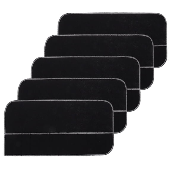 RENACLIPY 5-Pack Anti-Tarnish Silverware Storage Bags, Felt Flatware Organizer Pouches for Kitchen Drawer