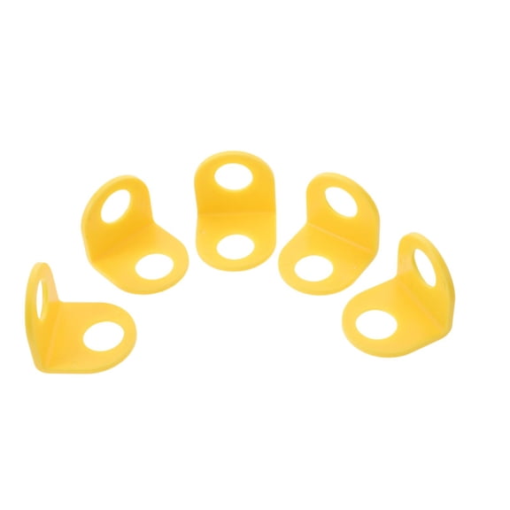 RENACLIPY 5-Pack Yellow Angle Braces for Architectural Models, School Crafts, Home Building Support