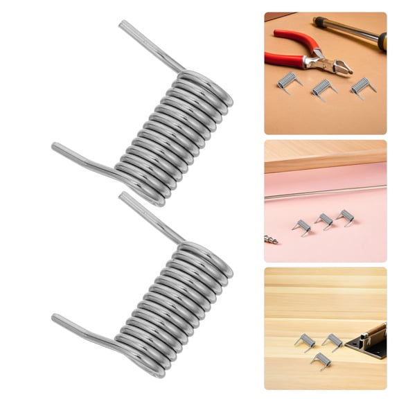 RENACLIPY 5-Pack Door Hinge Springs with Smooth Self-Closing Mechanism, Plated Material for Easy Installation