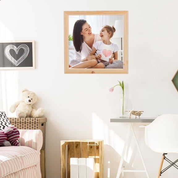 RENACLIPY 5Pcs Wood Picture Frame Plaque Beige DIY Projects for Artists