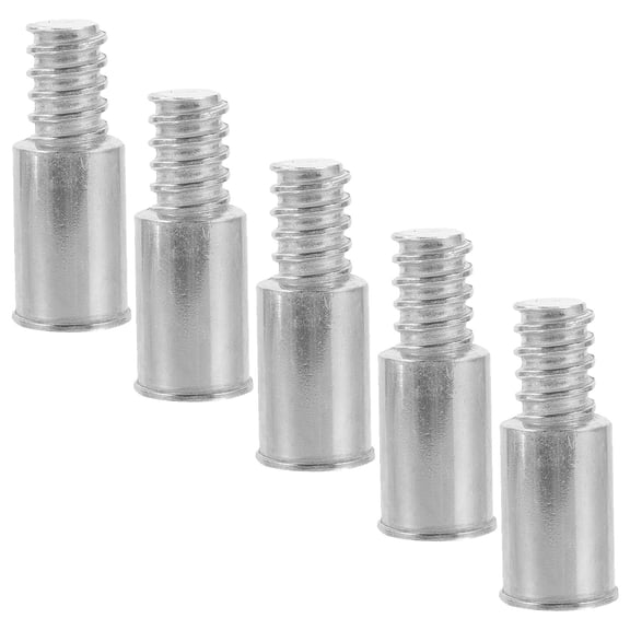 RENACLIPY 5Pcs Broom Handle Threaded Connector Metal Replacement Tip for Extension Pole Secure Attachment
