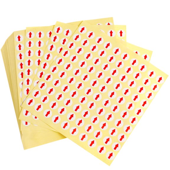 RENACLIPY 6400PCS Small Red Inspection Labels for Defect Identification and Repair Shop Use