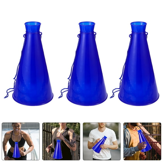 RENACLIPY Portable Cheer Megaphones 6-Pack for Sports Events, Parties, and Outdoor Activities, Stylish and Lightweight Design