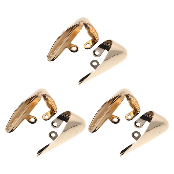 RENACLIPY 6-Pack Metal Pointed Toe High Heel Shoe Protectors Caps for Heel Tip Damage Prevention