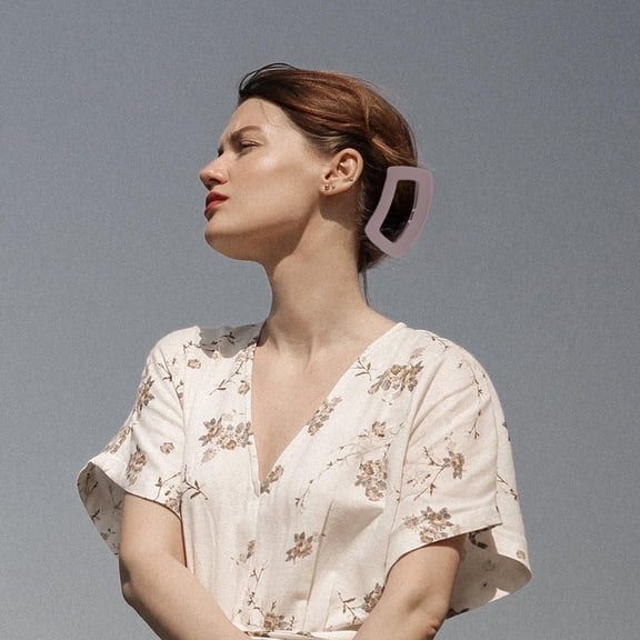 RENACLIPY 6Pcs Hair Slides for Women Plastic Assorted Color Fix Hair for Party