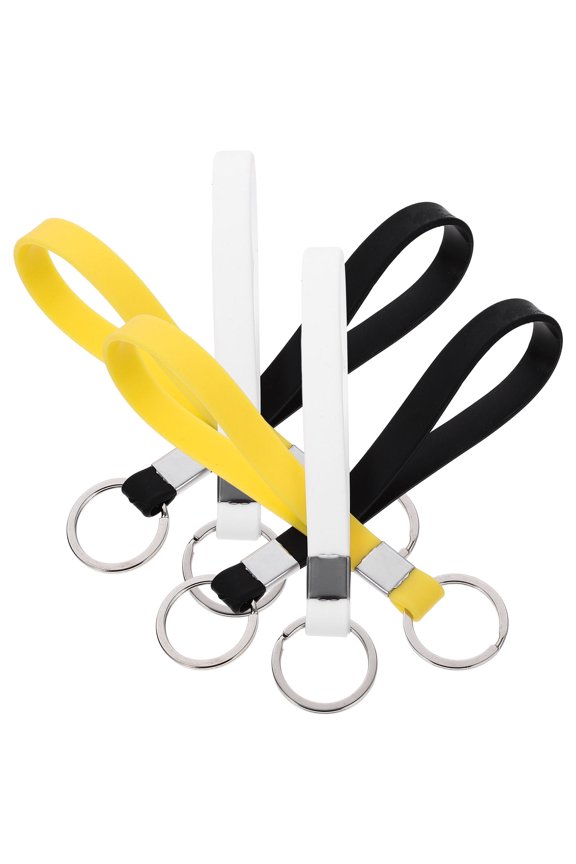 6-Pack Keychain Wrist Bands with Portable Design for Everyday Use, and Lightweight, 12x1x0.15CM