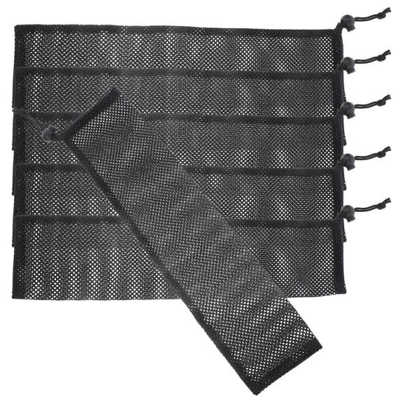 RENACLIPY 6-Pack Nylon Mesh Drawstring Bags for Bird Feeding, Outdoor Soft Feeder Socks for Wild Birds