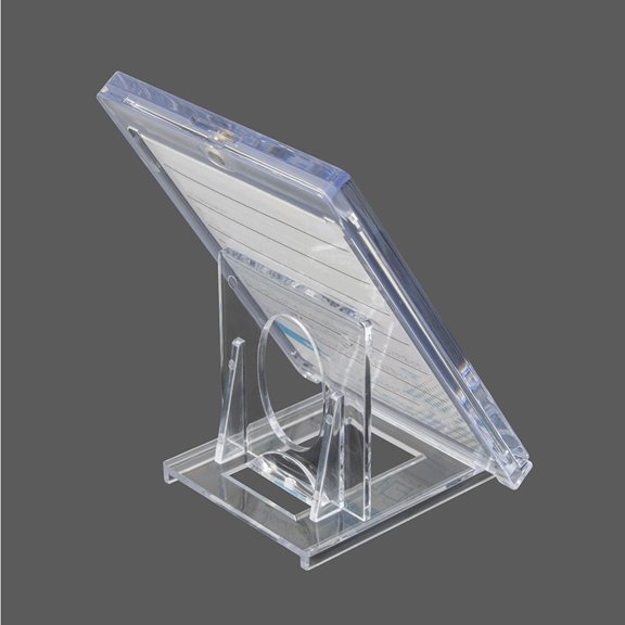 RENACLIPY 6pcs Adjustable Plastic Card Stand Easel for Displaying Plates