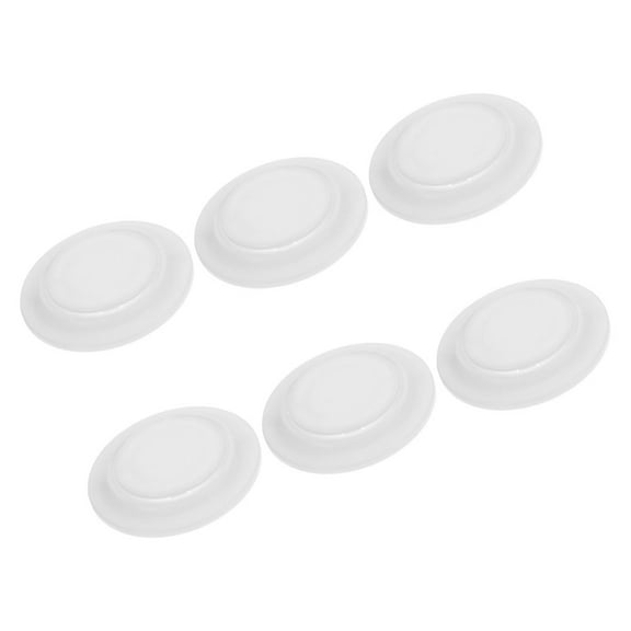 RENACLIPY 6-Pack Plastic Air Duct Vent Covers for Home Use, Modern Style Ventilation Grilles, Easy to Install and