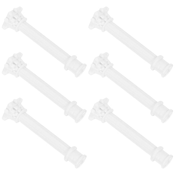 RENACLIPY 6-Pack White Plastic Roman Column Pedestal Decorative Pillars for Photo Props and Home Decor