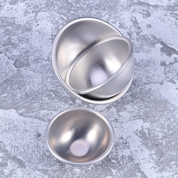 RENACLIPY 6-Piece Half Circle Silicone Baking Mold Set for Chocolate, Dessert, Pudding, Cake, and More