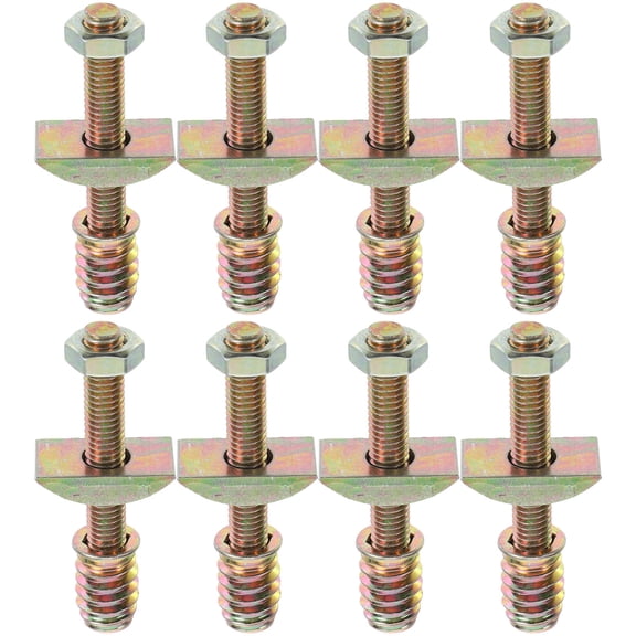 RENACLIPY Bed Frame Replacement Parts Connector Kit, Iron Bed Frame Repair Sets, 8 Pieces Hardware for Bed Assembly