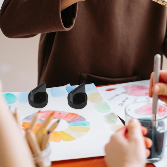 RENACLIPY Black Sponges for Fine Art and Crafts, 8 Pieces Sponge Set for Painting, Cleaning, and Projects