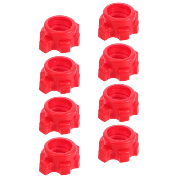 RENACLIPY 8Pcs Durable Weight Lifting Spinlock Collars with Anti Slip Design for Barbell and Dumbbell Rods