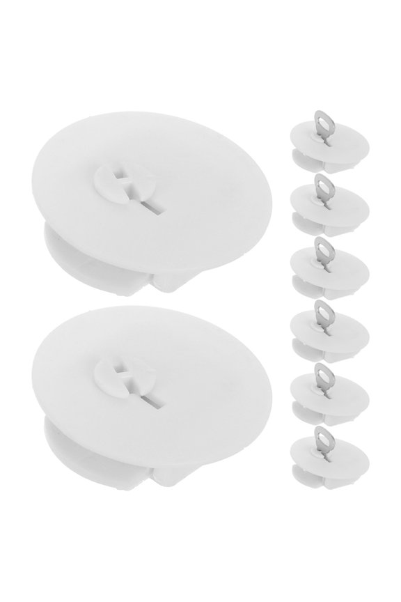 8Pcs Money Saving Box Stoppers with Lock and Key Plastic Replacement for Coin Banks