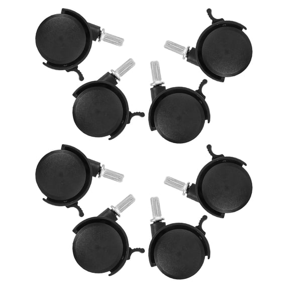 RENACLIPY Small Plastic Caster Wheels for Flowerpot Stands and Clothes Racks, and Versatile Replacement