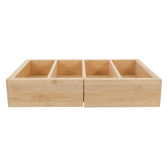 RENACLIPY Adjustable Expandable Drawer Organizer Storage Box for Kitchen Cabinet, Pantry, and Countertop Use