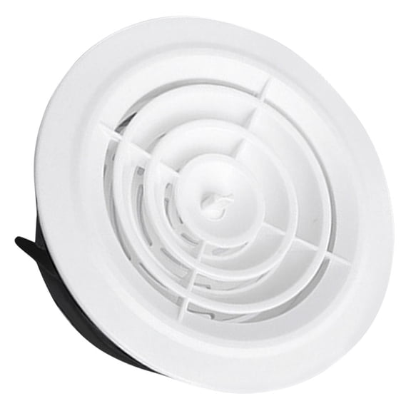 RENACLIPY Adjustable Circular Soffit Exhaust Vent ABS Material, 1 Piece for Home, Office & Commercial Ventilation