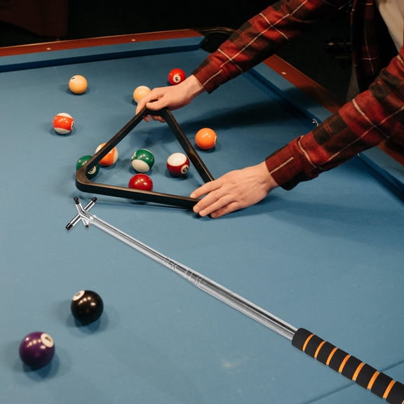 RENACLIPY Adjustable Retractable Wooden Pool Bridge Stick for Accurate Billiards Shots and Enhanced Cue Control
