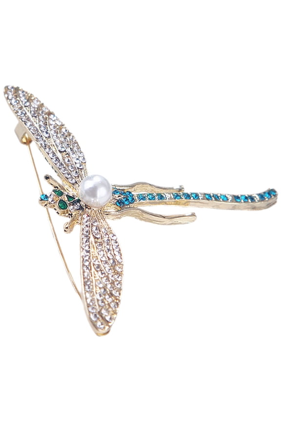 Colorful Dragonfly Brooch Pin for Clothes, Hats, Shawls, Lapel, Fashion Jewelry Accessory Gift for Women