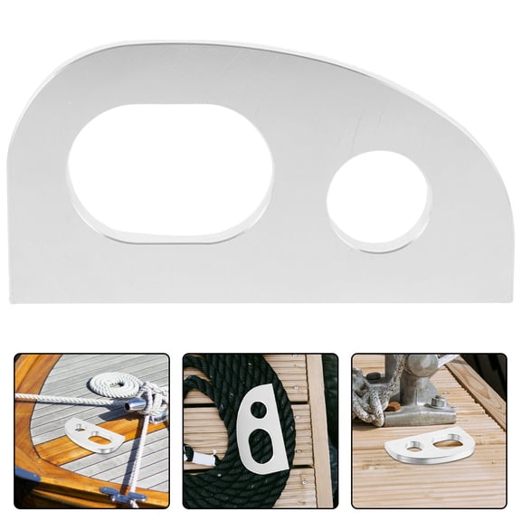 RENACLIPY Aluminum Boat Marine Hardware Rope Connector for Secure Boat Rigging and Sailing Accessories
