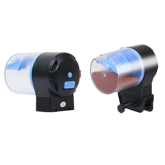 RENACLIPY Automatic Fish Feeder Plastic Aquarium Food Feeder for Pet Fish Travel Use 1 Piece