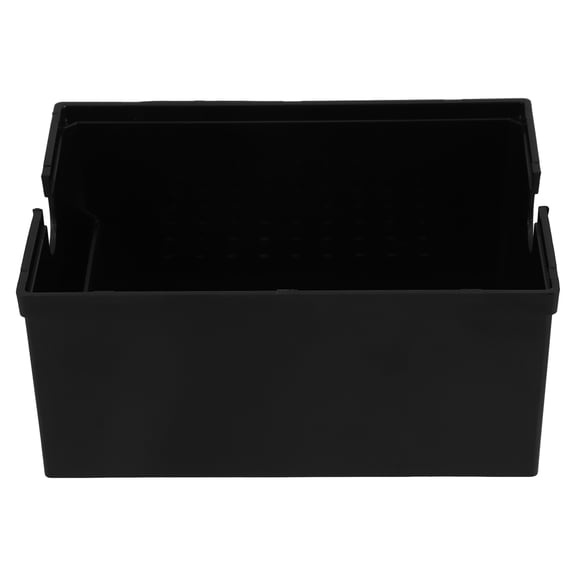 RENACLIPY Black Fish Tank Filter Box Drip Filter Case with Anti Overflow Baffle and Stackable Aquarium Design