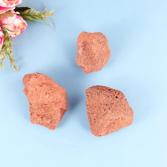 RENACLIPY Aquarium Filter Stone Light Brown Volcanic Rock with Porous Surface for Fish Tank Filtration and Decoration